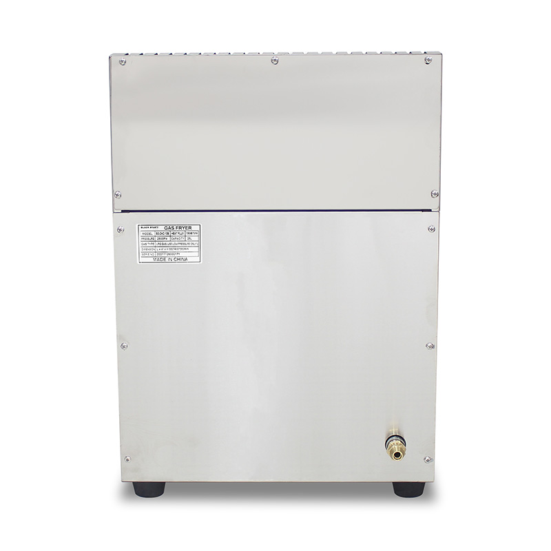 مقلاة عميقة تجارية من الفولاذ المقاوم للصدأ تعمل بالغاز الطبيعي/غاز البترول المسال مع صمام