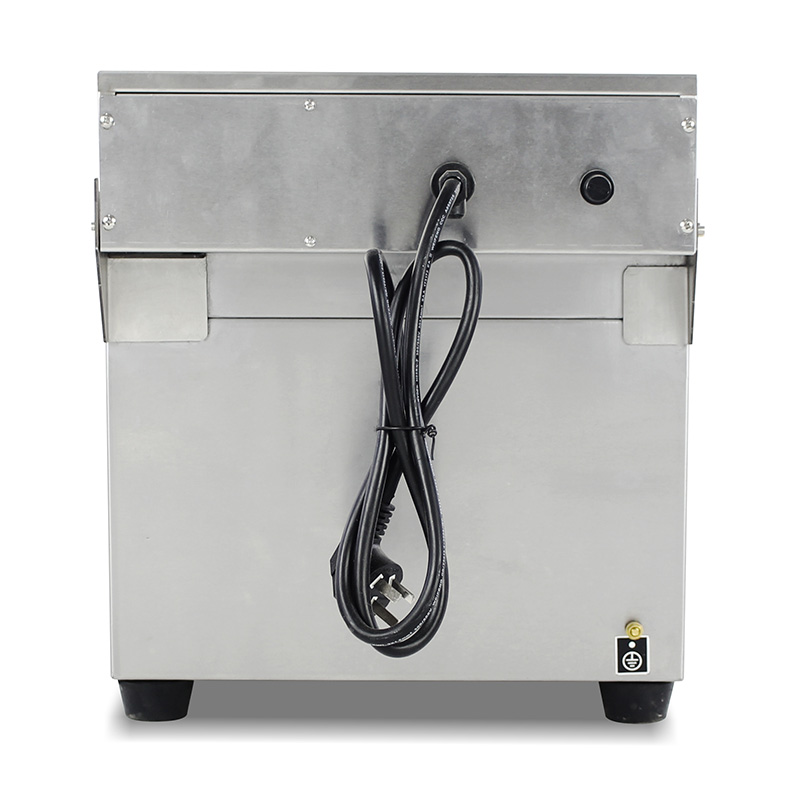 لوحة تحكم الكمبيوتر مقلاة عميقة كهربائية تجارية من الفولاذ المقاوم للصدأ