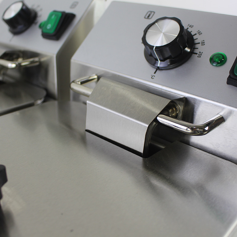 مقلاة عميقة كهربائية تجارية من الفولاذ المقاوم للصدأ