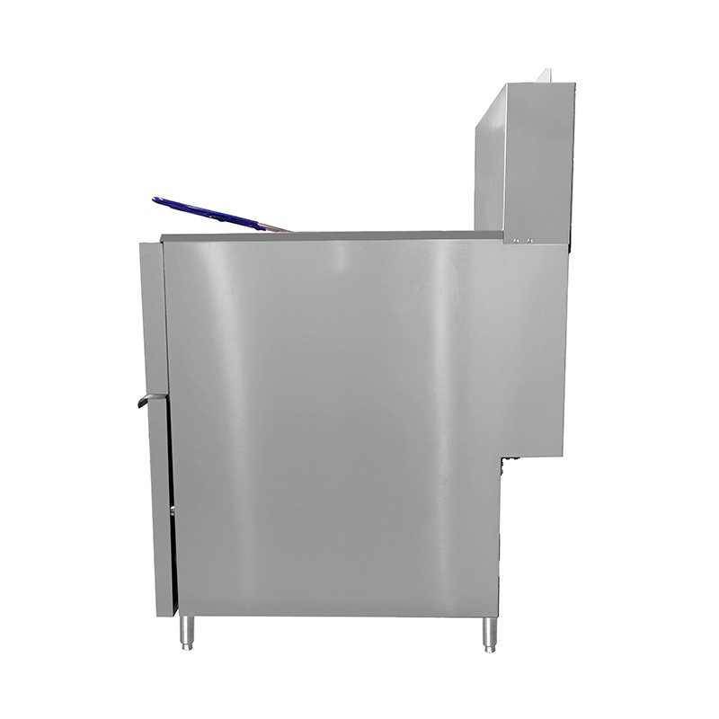 مقلاة عميقة تجارية قائمة من الفولاذ المقاوم للصدأ تعمل بالغاز الطبيعي/غاز البترول المسال