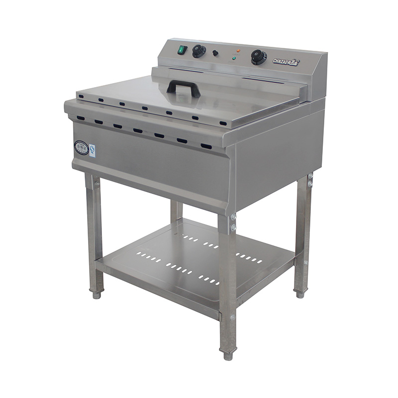 مقلاة عميقة تجارية كهربائية قابلة للإزالة بأرجل من الفولاذ المقاوم للصدأ