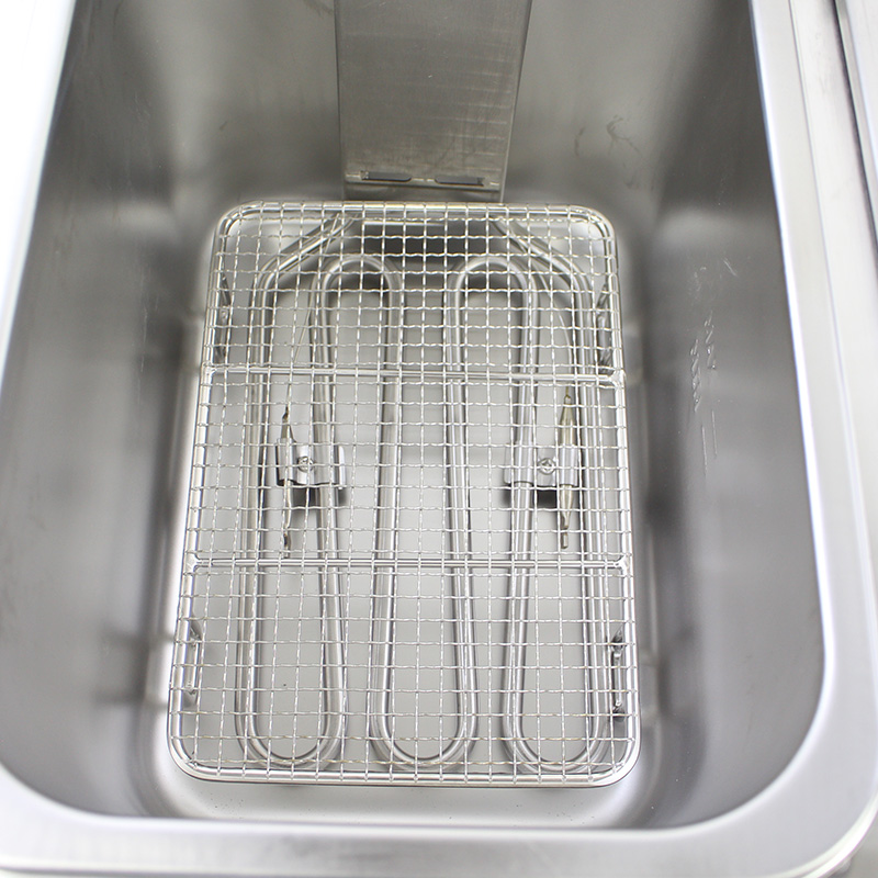 مقلاة عميقة كهربائية تجارية من الفولاذ المقاوم للصدأ