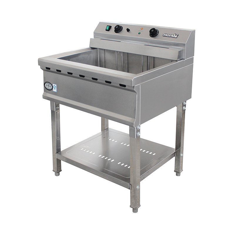 مقلاة عميقة تجارية كهربائية قابلة للإزالة بأرجل من الفولاذ المقاوم للصدأ