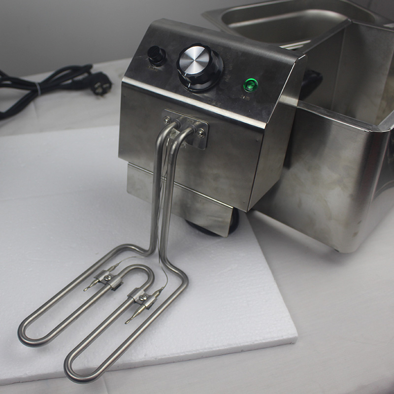 مقلاة عميقة كهربائية تجارية من الفولاذ المقاوم للصدأ