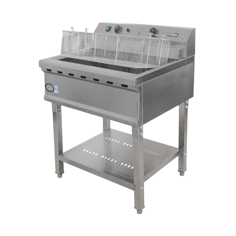 مقلاة عميقة تجارية كهربائية قابلة للإزالة بأرجل من الفولاذ المقاوم للصدأ