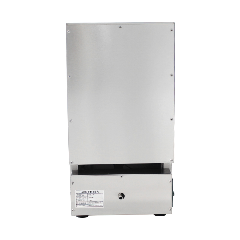 مقلاة عميقة تجارية من الفولاذ المقاوم للصدأ تعمل بالغاز الطبيعي/غاز البترول المسال مع صمام