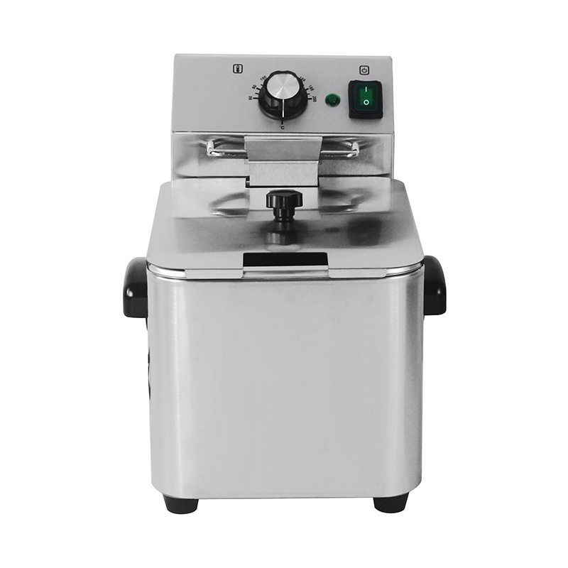 مقلاة عميقة كهربائية تجارية من الفولاذ المقاوم للصدأ