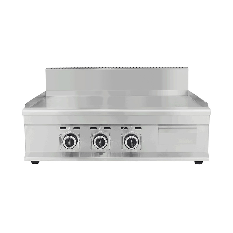 صاج تجاري من الفولاذ المقاوم للصدأ بنمط اللوحة المسطحة للغاز الطبيعي/غاز البترول المسال