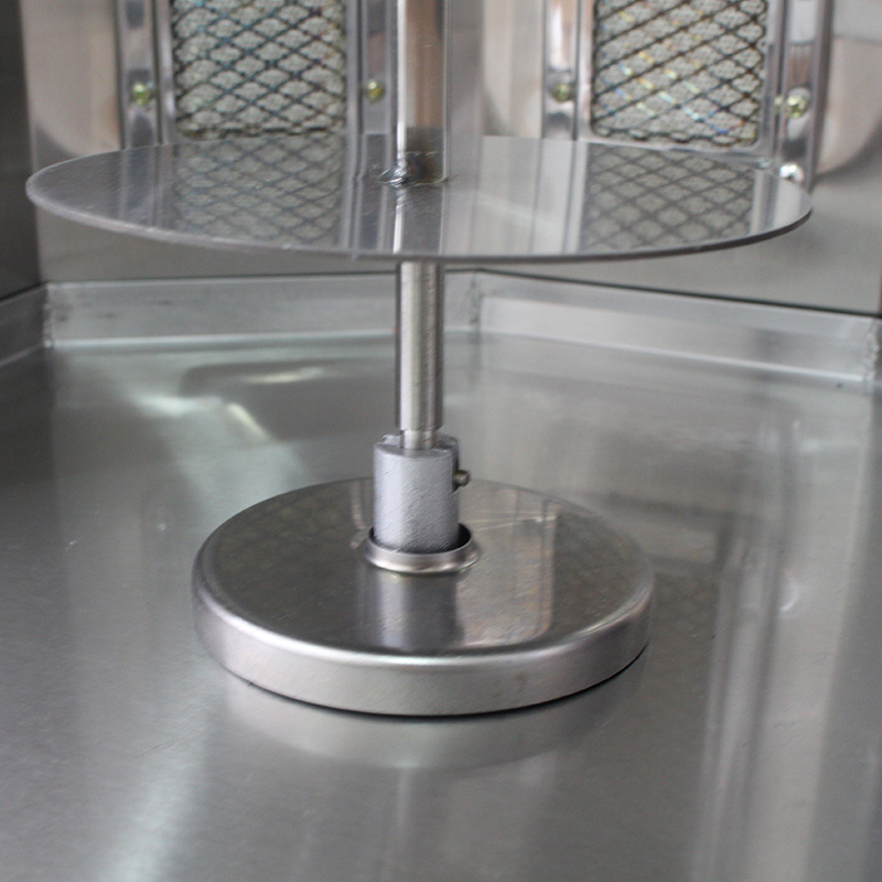 ماكينة شواء شاورما تجارية من الفولاذ المقاوم للصدأ تعمل بالغاز الطبيعي/غاز البترول المسال