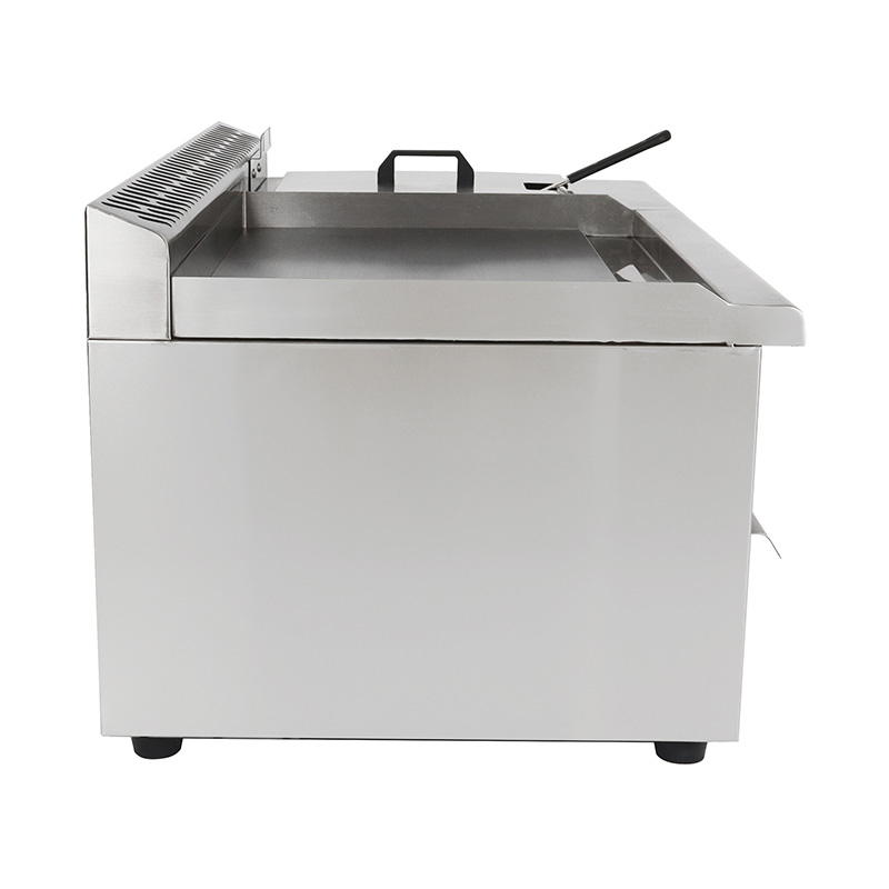 مقلاة مطبخ تجارية من الفولاذ المقاوم للصدأ تعمل بالغاز الطبيعي/غاز البترول المسال مع مقلاة