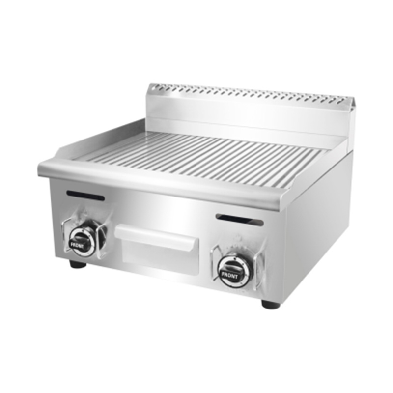 صاج تجاري من الفولاذ المقاوم للصدأ بنمط لوحة الأخدود للغاز الطبيعي/غاز البترول المسال