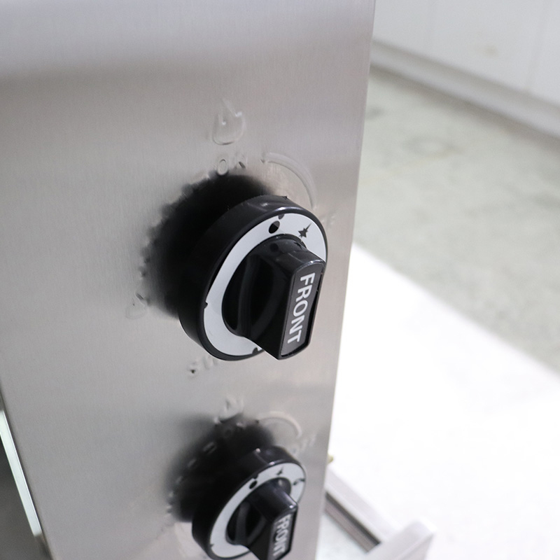 ماكينة شواء شاورما تجارية من الفولاذ المقاوم للصدأ تعمل بالغاز الطبيعي/غاز البترول المسال