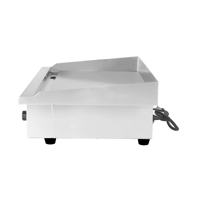 مقلاة كهربائية للمطبخ التجاري من الفولاذ المقاوم للصدأ بنمط اللوحة المسطحة