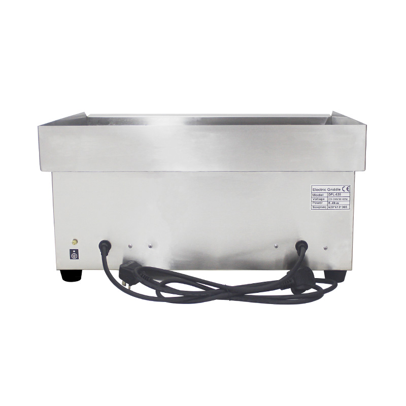 مقلاة كهربائية للمطبخ التجاري من الفولاذ المقاوم للصدأ بنمط اللوحة المسطحة