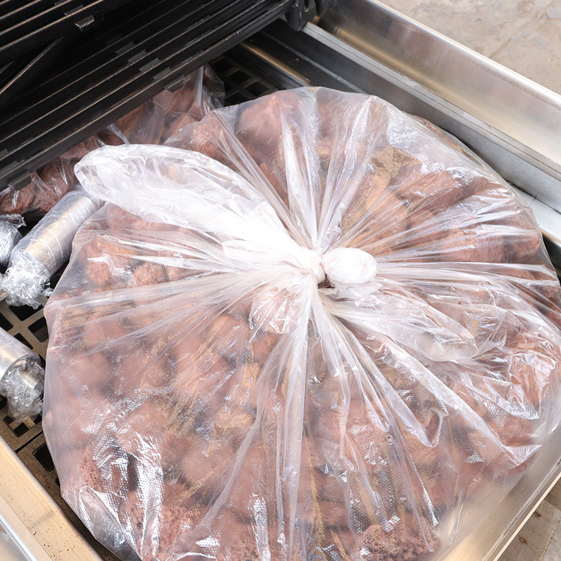 شواية لافا روك تعمل بالغاز الطبيعي/غاز البترول المسال مع شعلات وآلة مطبخ داخلية خارجية