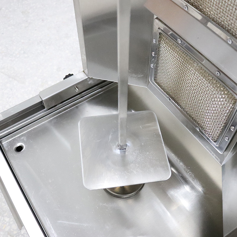 ماكينة شواء شاورما تجارية من الفولاذ المقاوم للصدأ تعمل بالغاز الطبيعي/غاز البترول المسال