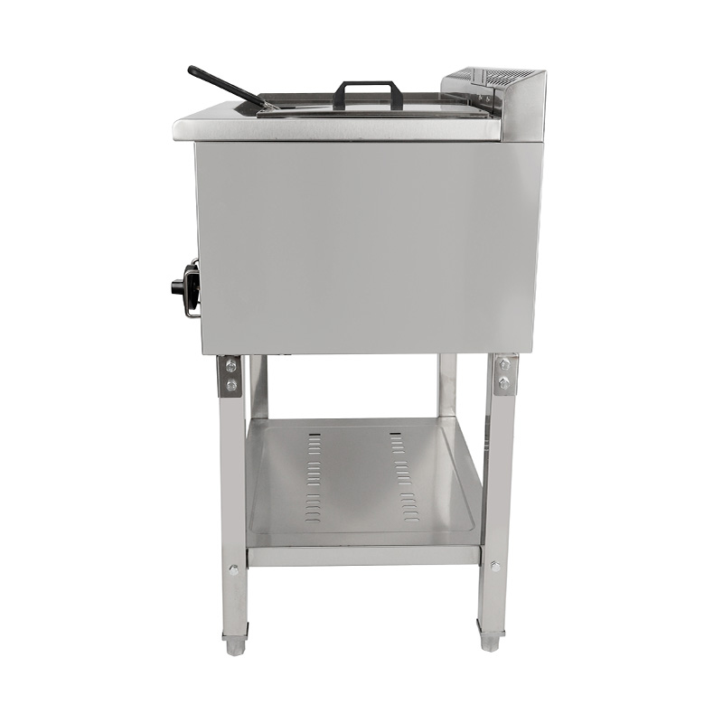 مقلاة ومقلاة قائمة من الفولاذ المقاوم للصدأ تعمل بالغاز الطبيعي/غاز البترول المسال بنمط اللوحة المسطحة