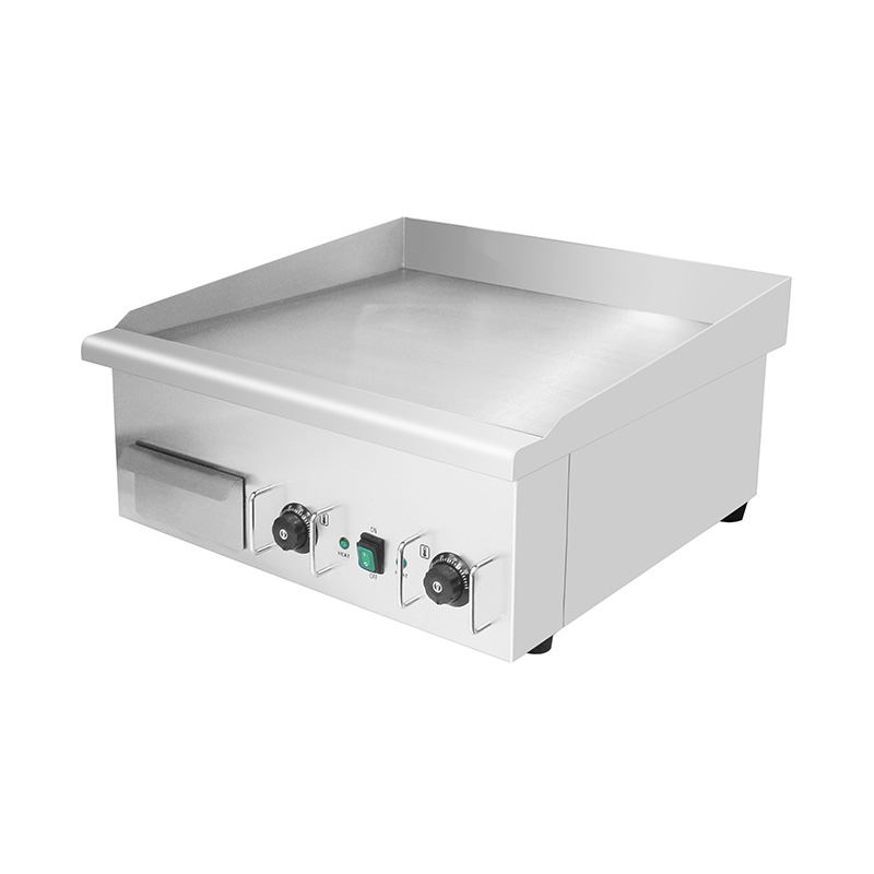 مقلاة كهربائية للمطبخ التجاري من الفولاذ المقاوم للصدأ بنمط اللوحة المسطحة