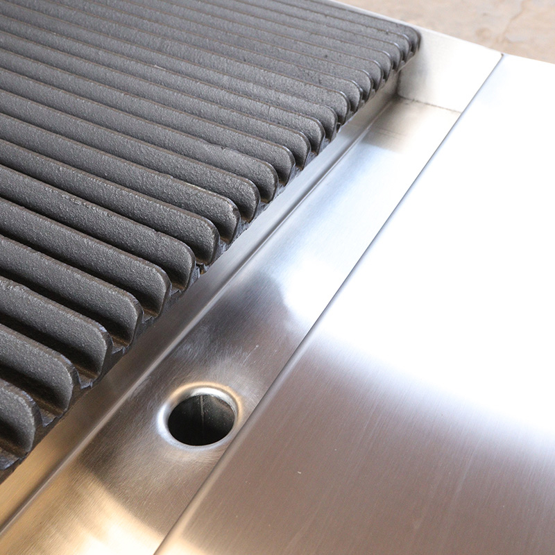 شواية لافا روك تعمل بالغاز الطبيعي/غاز البترول المسال مع شعلات وآلة مطبخ داخلية خارجية