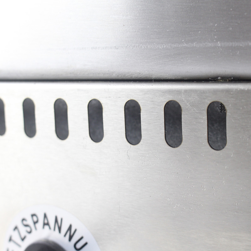 صينية مطبخ تجارية كهربائية من الفولاذ المقاوم للصدأ