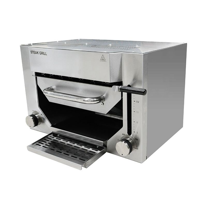 ماكينة شواء كهربائية تجارية من الفولاذ المقاوم للصدأ لشرائح اللحم