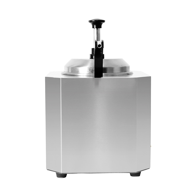 سخان صلصة الجبن الكهربائي للمطبخ التجاري المصنوع من الفولاذ المقاوم للصدأ مع مضخة