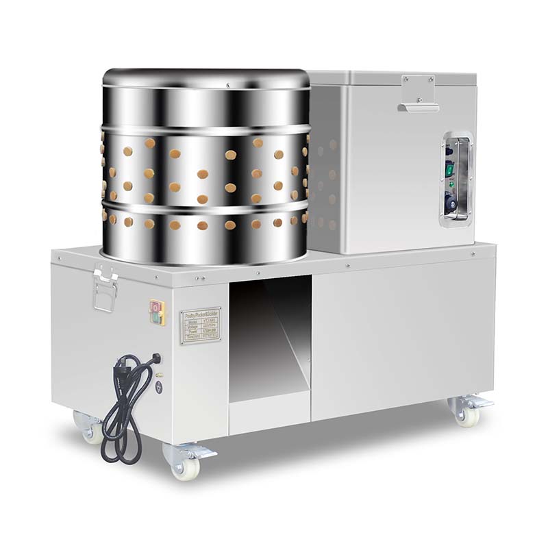 آلة تقشير الدجاج الكهربائية المصنوعة من الفولاذ المقاوم للصدأ وتقشيره لتجهيز الدواجن