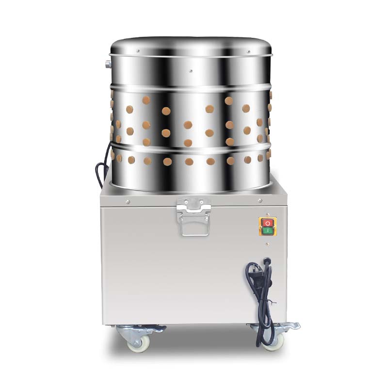 آلة تقشير الدجاج الكهربائية المصنوعة من الفولاذ المقاوم للصدأ وتقشيره لتجهيز الدواجن