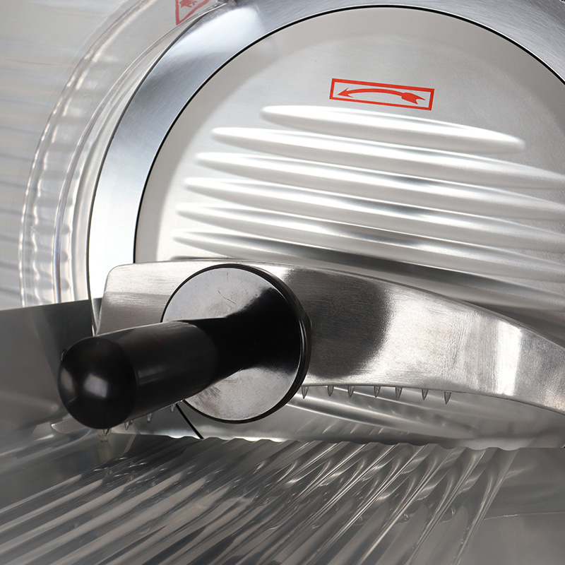 آلة تقطيع اللحوم للمطاعم التجارية المصنوعة من سبائك الألومنيوم المصبوبة والفولاذ المقاوم للصدأ المطلي بالجسم