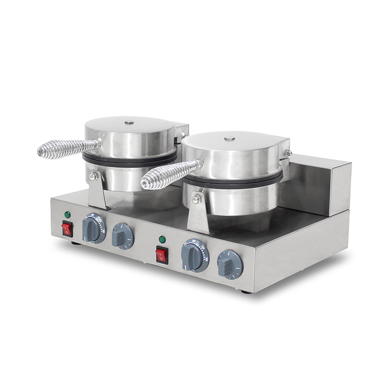 ماكينة صنع الوافل الكهربائية للمطاعم التجارية المصنوعة من الفولاذ المقاوم للصدأ