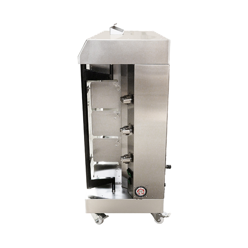 مطبخ تجاري من الفولاذ المقاوم للصدأ، آلة شواء الدجاج بالغاز الطبيعي/غاز البترول المسال
