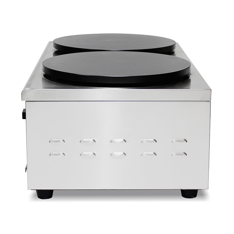 آلة صنع الكريب بالغاز الطبيعي/غاز البترول المسال المطلية بالتفلون من الفولاذ المقاوم للصدأ