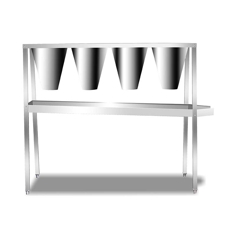 مخاريط قتل الدجاج المصنوعة من الفولاذ المقاوم للصدأ لتجهيز الدواجن