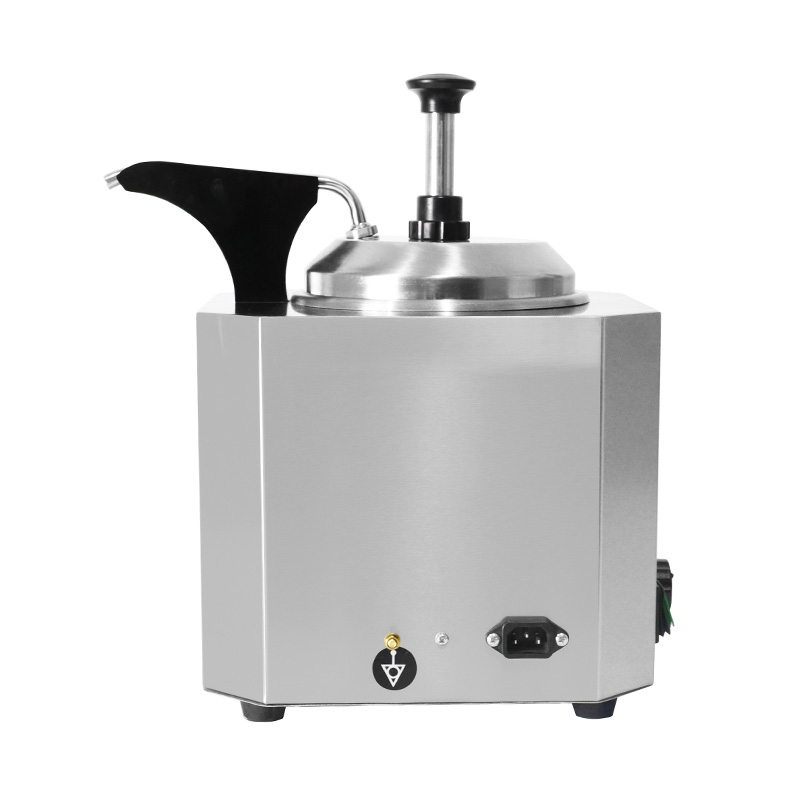سخان صلصة الجبن الكهربائي للمطبخ التجاري المصنوع من الفولاذ المقاوم للصدأ مع مضخة