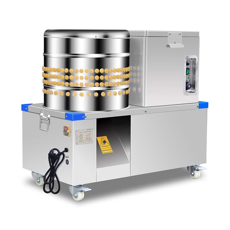 آلة تقشير الدجاج الكهربائية المصنوعة من الفولاذ المقاوم للصدأ وتقشيره لتجهيز الدواجن