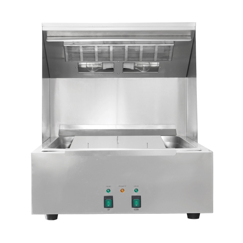 آلة تدفئة البطاطس المقلية التجارية المصنوعة من الفولاذ المقاوم للصدأ