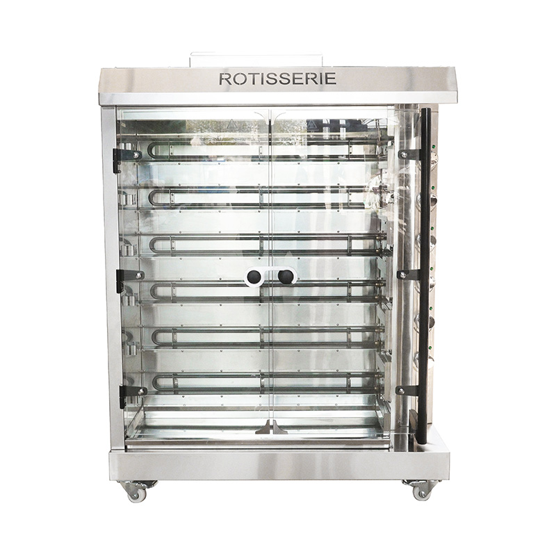 ماكينة شواء الدجاج الكهربائية للمطبخ التجاري المصنوعة من الفولاذ المقاوم للصدأ