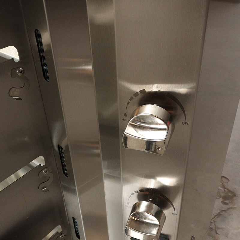 مطبخ تجاري من الفولاذ المقاوم للصدأ، آلة شواء الدجاج بالغاز الطبيعي/غاز البترول المسال