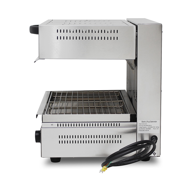 ماكينة صنع السلمندر الكهربائية للمطبخ التجاري من الفولاذ المقاوم للصدأ