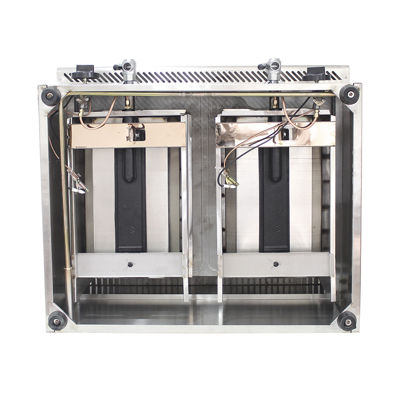 الفولاذ المقاوم للصدأ الغاز الطبيعي / غاز البترول المسال التجارية كونترتوب المقلاة العميقة مع صمام