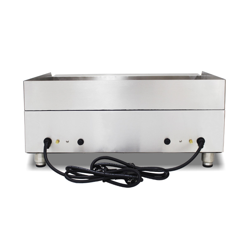 شواية كهربائية 4.4 كيلو وات من الفولاذ المقاوم للصدأ، سطح المطبخ التجاري