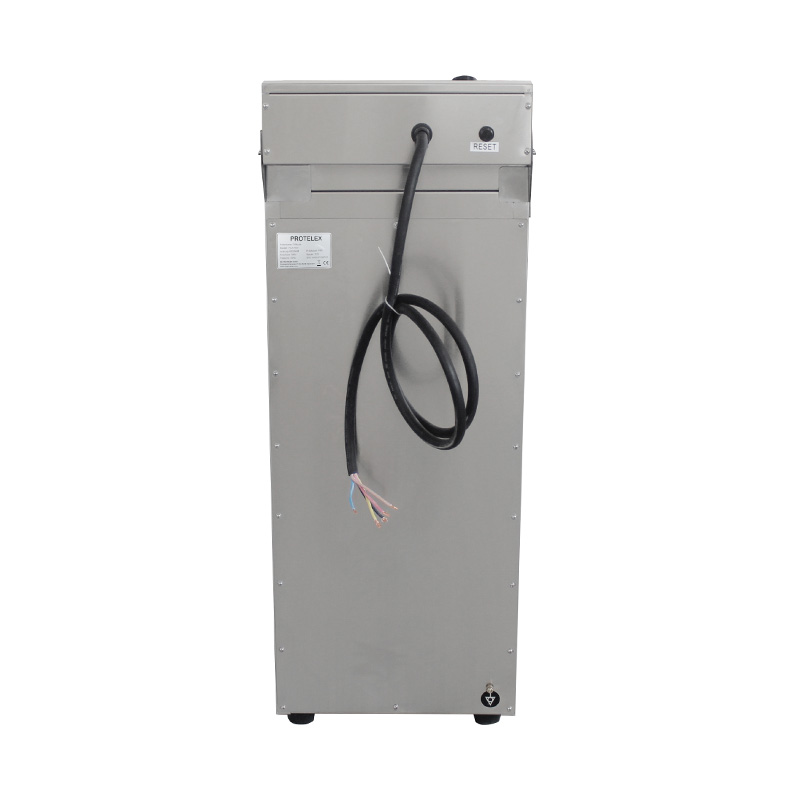 مقلاة عميقة كهربائية تجارية من الفولاذ المقاوم للصدأ مع خزانة