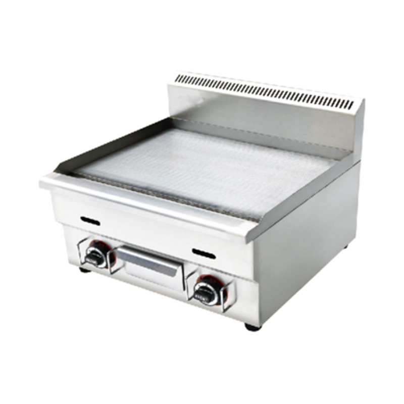 صينية مسطحة مصنوعة من الفولاذ المقاوم للصدأ تعمل بالغاز الطبيعي/غاز البترول المسال التجاري