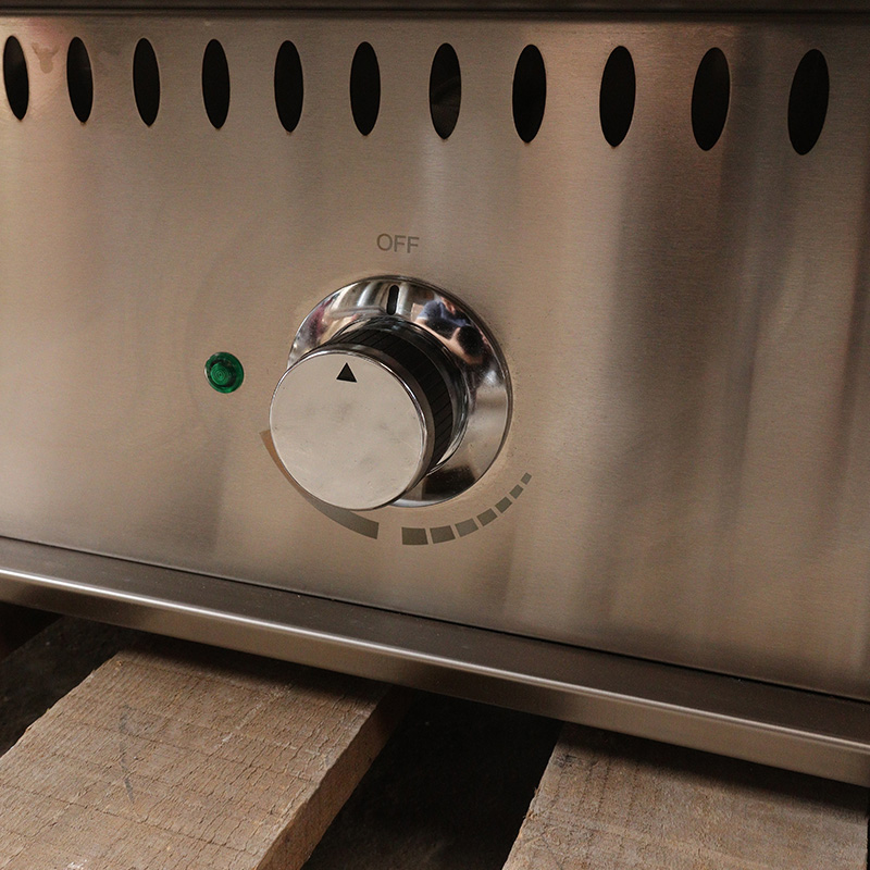 شواية الصخور البركانيّة بالغاز الطبيعي/غاز البترول المسال مع شعلات للمطبخ الداخلي والخارجي