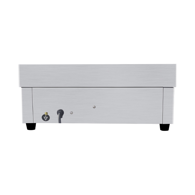 لوحة مسطحة نمط الفولاذ المقاوم للصدأ المطبخ التجاري الشواية الكهربائية