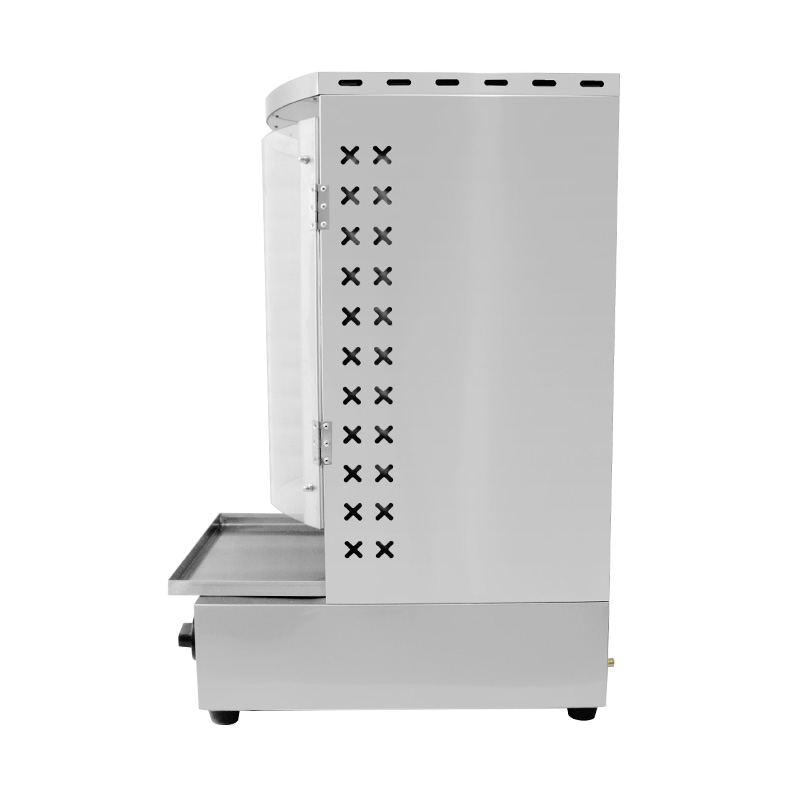 الفولاذ المقاوم للصدأ التجارية الغاز الطبيعي / غاز البترول المسال آلة المطبخ شواء الشاورما