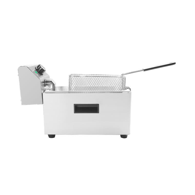 مقلاة عميقة كهربائية تجارية من الفولاذ المقاوم للصدأ