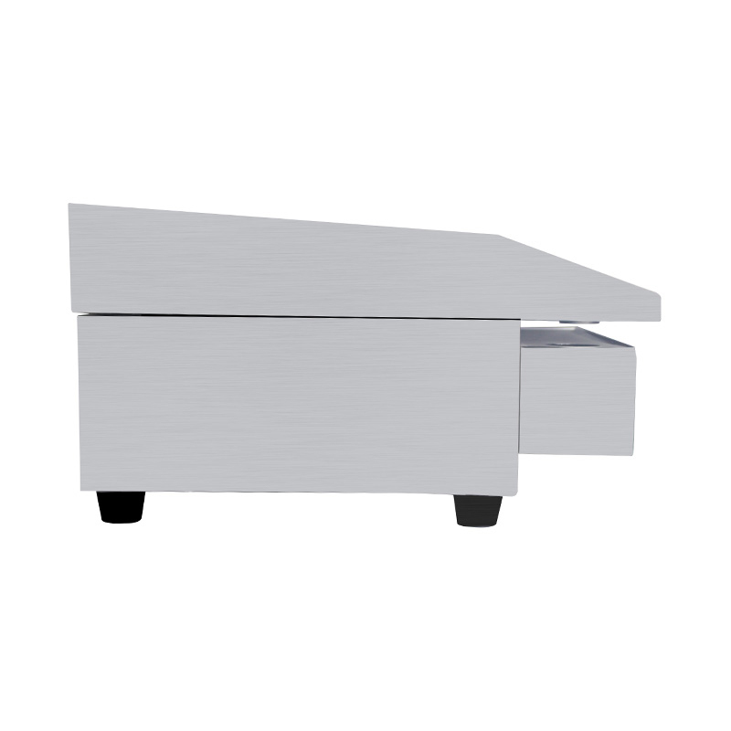 لوحة مسطحة نمط الفولاذ المقاوم للصدأ المطبخ التجاري الشواية الكهربائية