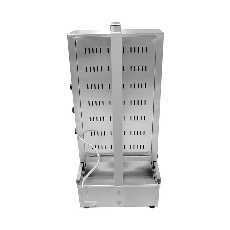 ماكينة مطبخ شواية شاورما كهربائية تجارية من الفولاذ المقاوم للصدأ