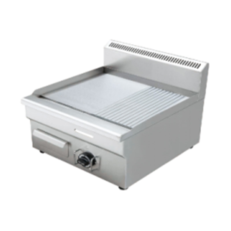 شواية تجارية بنصف أخدود نصف أملس من الفولاذ المقاوم للصدأ تعمل بالغاز الطبيعي/غاز البترول المسال